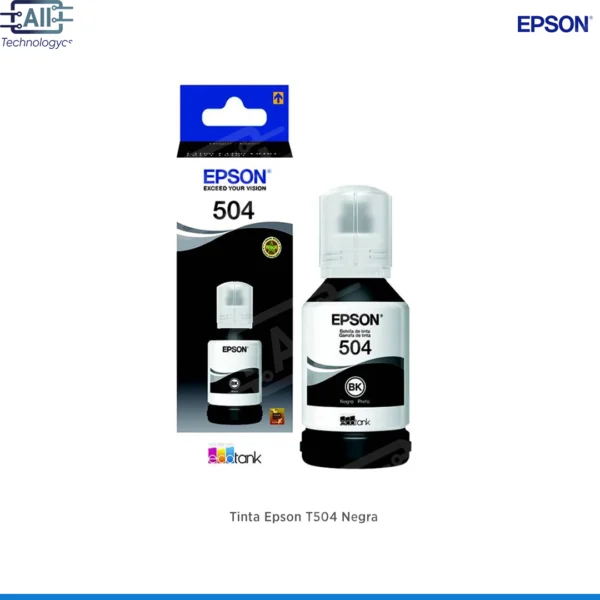 Tinta Epson T504 negra