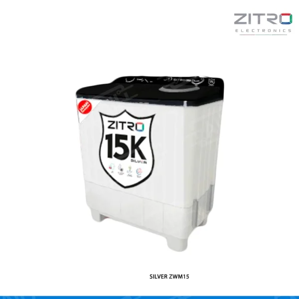 Lavadora Zitro Silver ZWM15
